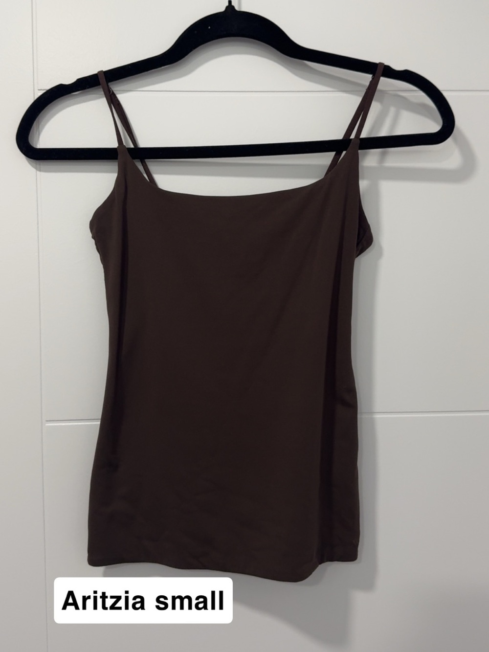 Aritzia Brown contour Tank Top